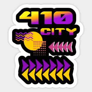 410 CITY ABSTRACT DESIGN Sticker
